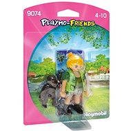Playmobil 9074 Zookeeper with Baby Gorilla - Building Set
