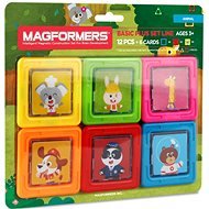 Magformers Kartičky zvieratká - Stavebnica