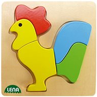 Lena Wooden puzzle - Rooster - Puzzle