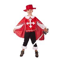 Costume musketeer red size S - Costume