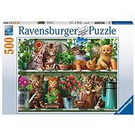 Ravensburger 148240 Katzen in der Bibliothek - Puzzle