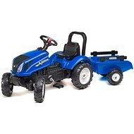 Traktor görgővel - kék - Pedálos traktor