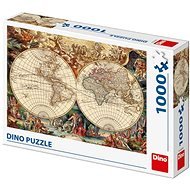 Dino Historická mapa 1 000 dielikov - Puzzle