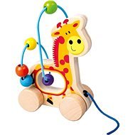 Pulling Giraffe, Wooden Labyrinth - Push and Pull Toy