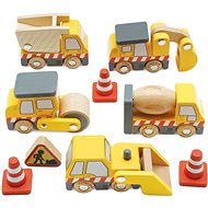Le Toy Van Set of Construction Machines - Toy Car Set