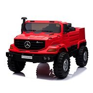 Mercedes-Benz Zetros 24 V, červený - Elektrické auto pre deti