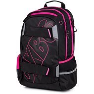 OXY Sport Black Line pink - Školský batoh