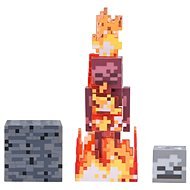 Minecraft Skeleton v ohni - Figúrka