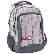Paso Arrows - Light Grey - School Backpack