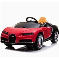 Bugatti Chiron – červené - Elektrické auto pre deti