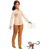 Barbie National Geographic Umweltschützerin mit Affe - Puppe