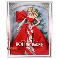 Szőke hajú Barbie baba karácsonyi ruhában - Játékbaba