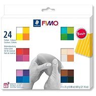 Fimo Soft Colour Pack süthető gyurma készlet - 24 szín, Basic Colours - Gyurma