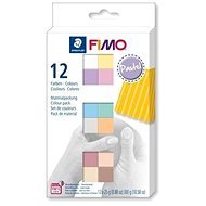 Fimo Soft Set mit 12 Pastellfarben - Knete