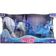 Blue Horse with a Carriage - Doll Accessory