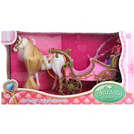 Horse with carriage - Doll Accessory