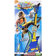 Guitar with battery + microphone - Musical Toy