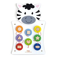 Wooden wall game - colours and shapes - Motor Skill Toy