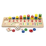 Viga Wooden Count & Match Numbers Set - Children's Maths Learning Toy - Educational Toy
