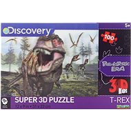 Puzzle T-rex 100 dílků 3D - Puzzle
