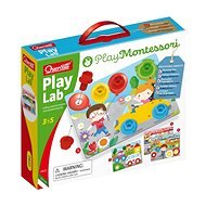 Quercetti Play Lab Muttern & Schrauben - Werkbank mit Schrauben und Muttern - Kreativset