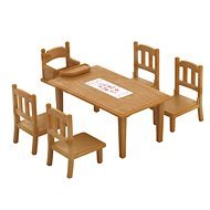 Sylvanian Families Nábytok – jedálenský stôl so stoličkami - Doplnky k figúrkam