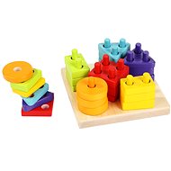 Cubika 13814 Sorting Shapes III - Wooden Toy