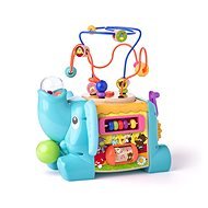 Niny Didaktisches Spielzeug Elefant mit Motorikschleife - Spielzeug für die Kleinsten