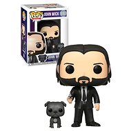 Funko POP Movies: John Wick- John in Black Suit w/Dog - Figure
