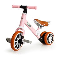 ECOTOYS Scooter with removable pedals, pink - Balance Bike