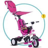 Smart Trike Charisma růžová 3v1 - Pedálos tricikli