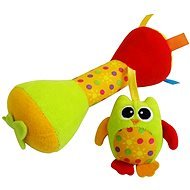 Rappa Baby Owl with Sounds - Baby Rattle