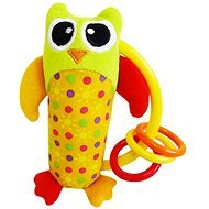 Rappa Baby Owl with Rings - Baby Rattle