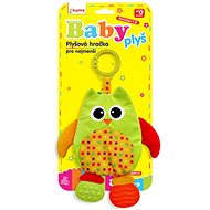 Rappa Plush Baby Owl Book with Clip - Pushchair Toy