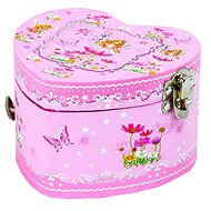Rappa Jewelry Heart with melody and butterfly fairy in a luxurious package - Jewellery Box
