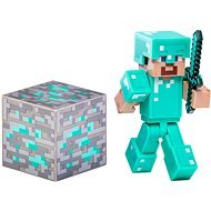 Minecraft Steve gyémántpáncélos figura - Figura