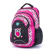 Cartoon P+P Oxy Fashion Pink Owl - Children's Backpack
