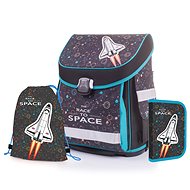 Cardboard P+P Premium ROCKET (backpack + pencilcase + bag) - School Set