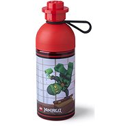 LEGO Ninjago bottle transparent 0.5l red - Drinking Bottle