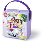 LEGO Box for snack 100 x 200 x 75 mm - purple - Lunch Box