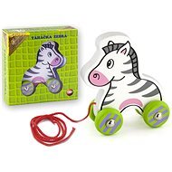 Zebra aus Holz - Nachziehspielzeug