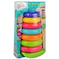Skládanka Pyramid with Rings - Baby Toy
