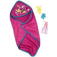 BABY Born Bathrobe, sponge and soap - Doll Accessory