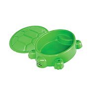 Turtle Light Green with Lid - Sandpit