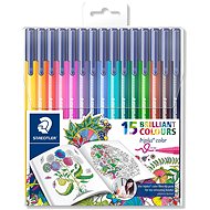 Staedtler Fixy Triplus 15 barev - Felt Tip Pens