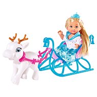 Simba Evička Sněhová princezna s kočárem - Doll