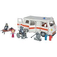 Simba Máša a medveď Ambulancia hrací set - Auto pre bábiky