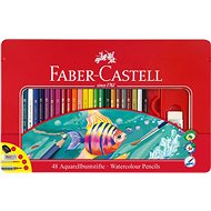Faber-Castell Watercolour Pencils, 48 Colours - Coloured Pencils