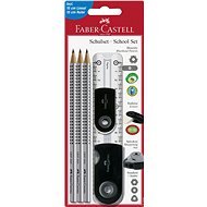 Faber-Castell Graphite Pencil Grip 2001, 3 pcs + Accessories - Creative Kit