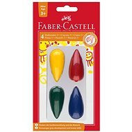 Faber-Castell cseppalakú műanyag kréták 4 színben - Színes ceruza